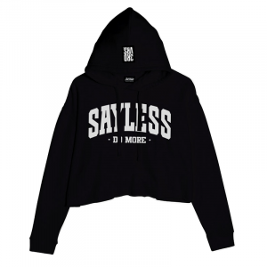 The Motto Cropped Hoodie